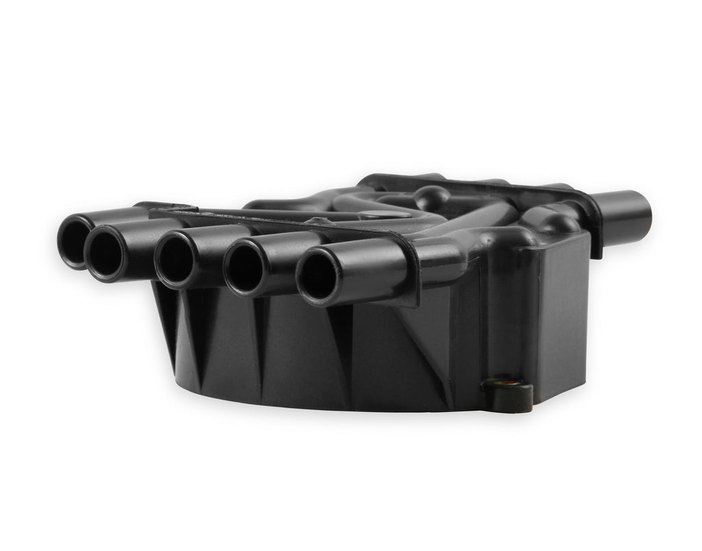 Distributor Cap - Chevy / GMC Vortec - V8 - Female - Socket Style - Crab - Black - 120141 distributor cap is a black, socket style heavy duty cap.