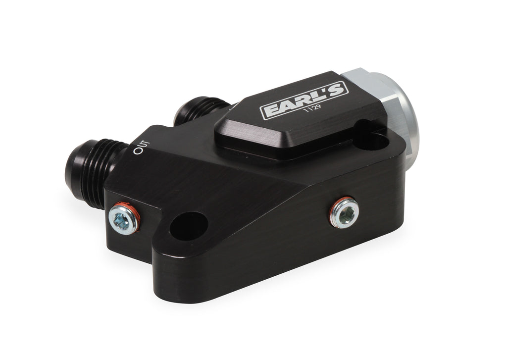 Gen V LT Side Mount Oil Cooler Adapter w/180 Degree Thermostat