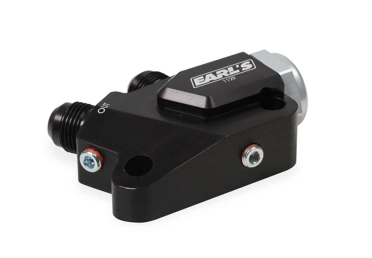 Gen V LT Side Mount Oil Cooler Adapter w/180 Degree Thermostat