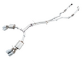 AWE Touring Edition Exhaust for Audi B9 S5 Sportback - 4" Chrome Silver Tips
