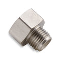 Hardline Reducer - Stainless Steel - 9/16"-18 Inverted Flare Male to 3/8"-24 Inverted Flare Female for 3/16" Tubing