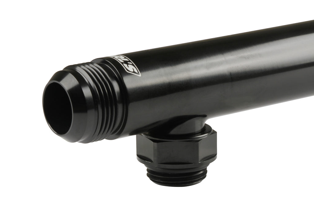 Adjustable Length Range - 6.8" to 10.5" (c/l to c/l of -12 O-Ring Port Swivels), Billet Aluminum w/ (2) O-ring seals.  Ideal for use w/ LS0022ERL & Remote Mounted Electric Water Pump