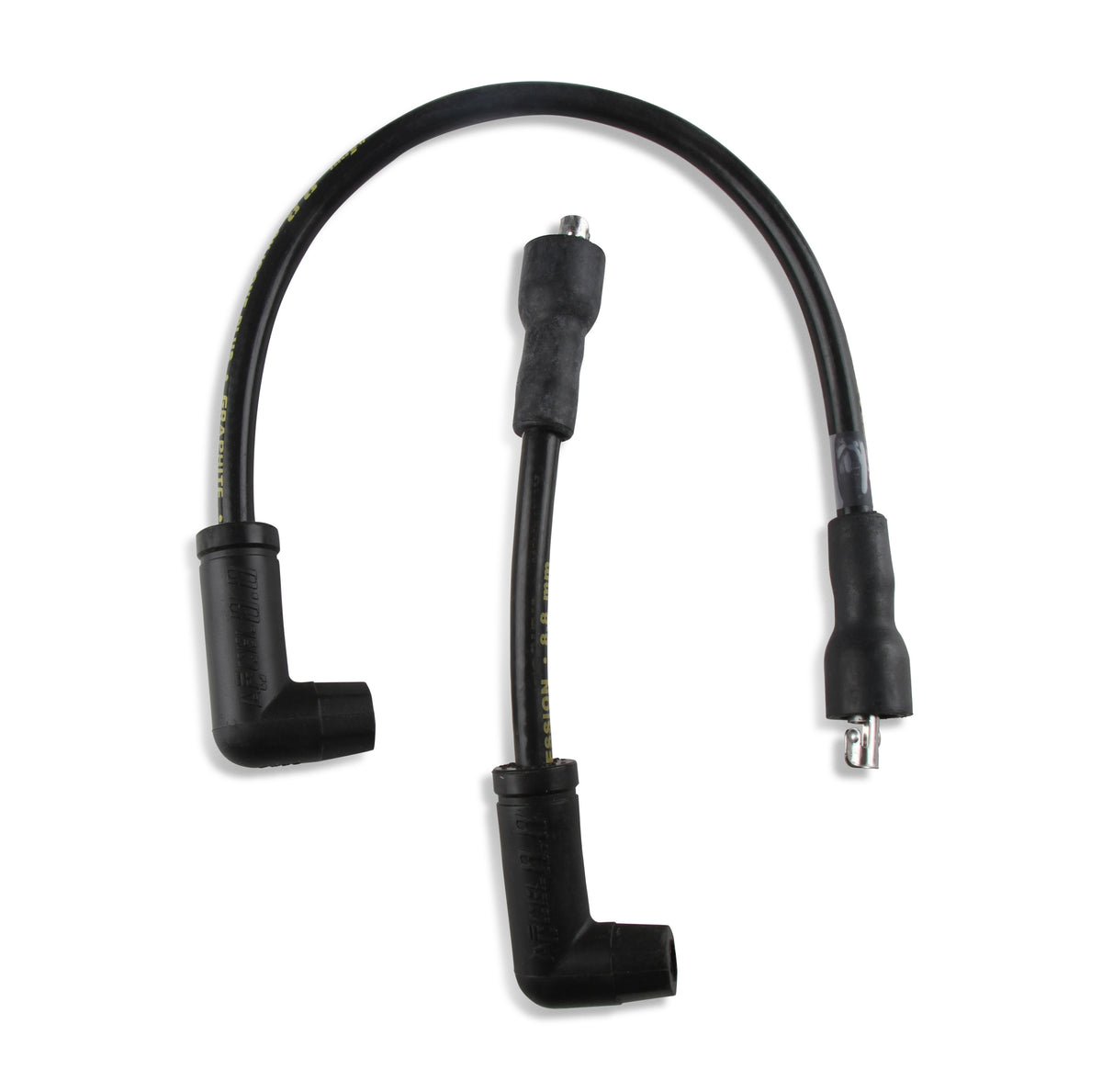 Custom Wire Set - 91-99 Softail - 8.8mm - Spiral Core - Black - Spark Plug Wires, 8.8mm, Spiral Core, Black, Set