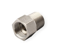 Hardline Adapter - Stainless Steel - 3/8" NPT Male to 5/8"-18 Inverted Flare Female