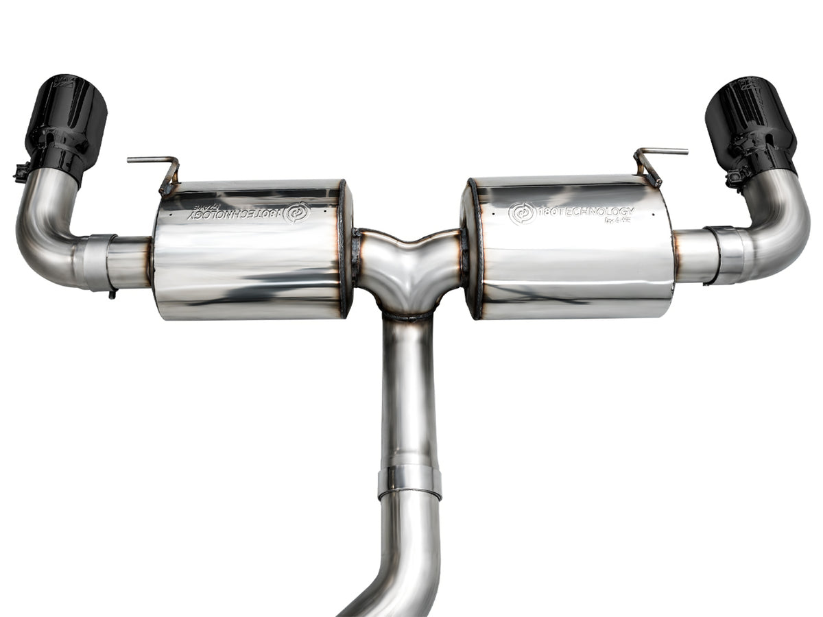 AWE Touring Edition Axleback Exhaust for BMW G2X 330i/430i - 4.5” Diamond Black Tips
