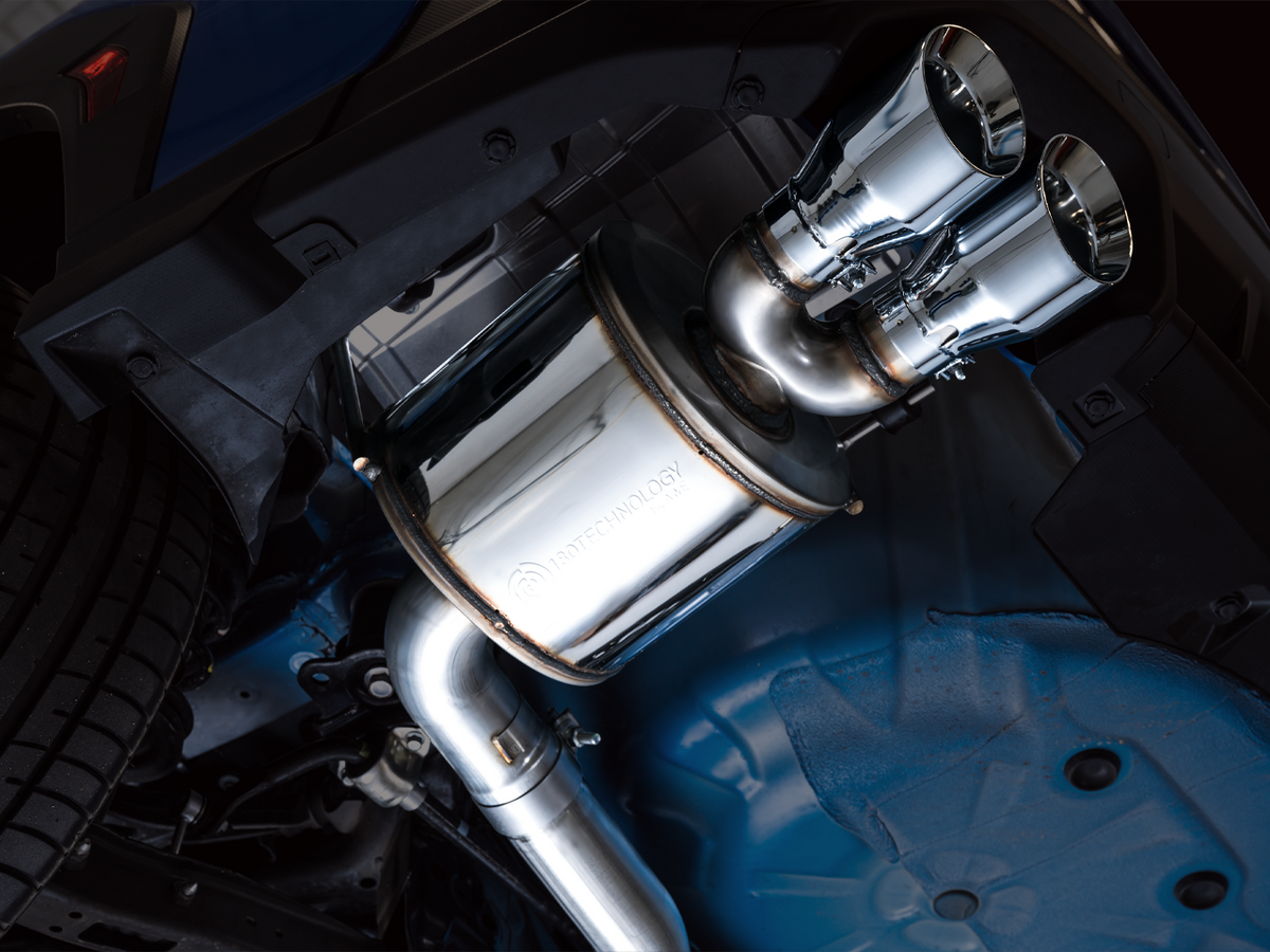 AWE Touring Edition Catback Exhaust for VB Subaru WRX - 4" Chrome Silver Tips