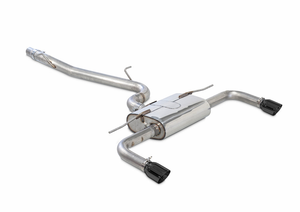AWE Touring Edition Exhaust for Audi 8V A3 2.0T - 3.5" Diamond Black Tips