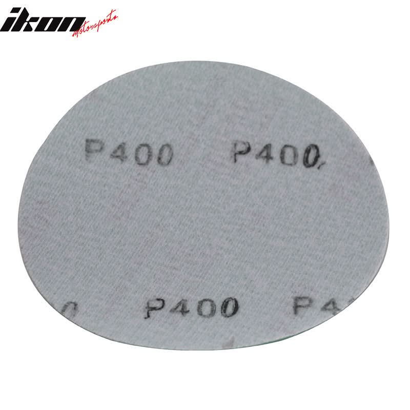 Wet Dry 5in No Hole Sand Paper Disc 400 Grit Repair Sandpaper 10PC