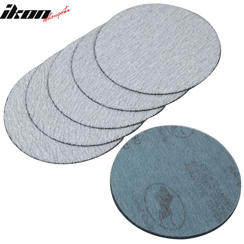 100PC 5in 127mm 80 Grit Auto Sanding Disc Sandpaper Sheets Sand Paper