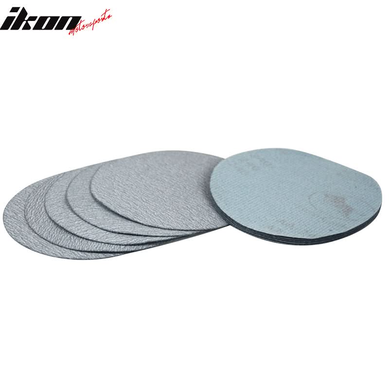 100PC 5in 127mm 240 Grit Auto Sanding Disc Sandpaper Sheets Sand Paper