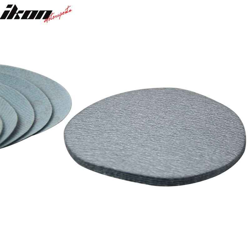 50PC 5in 127mm 240 Grit Auto Sanding Disc Sandpaper Sheets Sand Paper