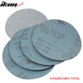 50PC 5in 127mm 100 Grit Auto Sanding Disc Sandpaper Sheets Sand Paper