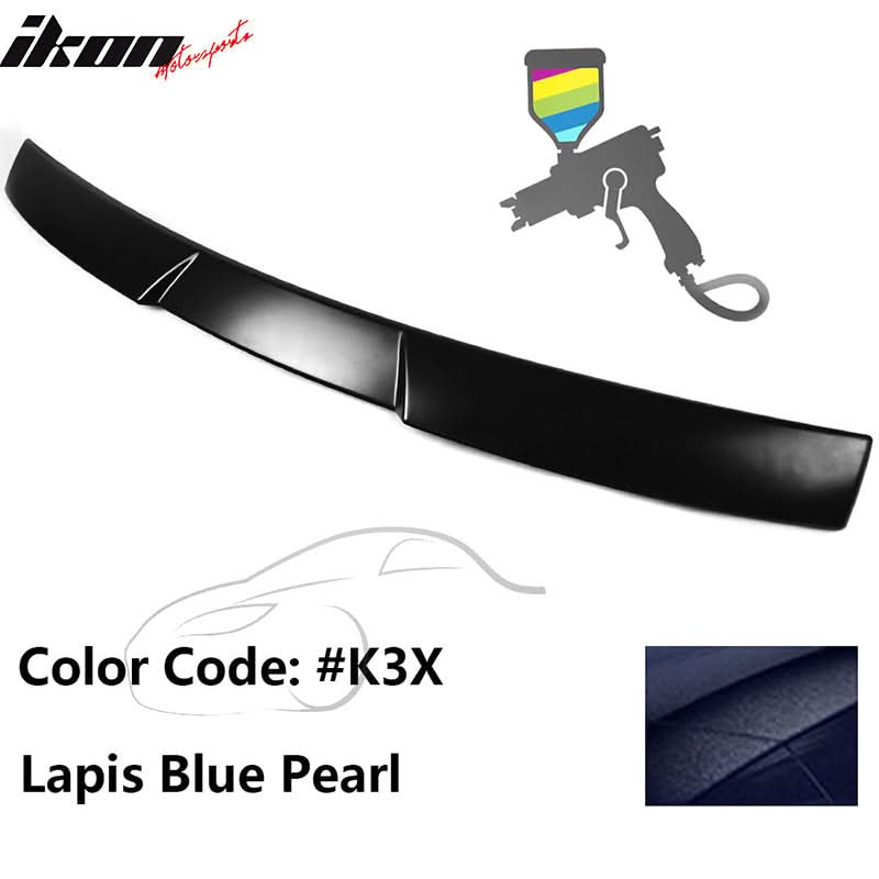 2015-2021 Subaru WRX V Style Lapis Blue Pearl Rear Roof Spoiler ABS
