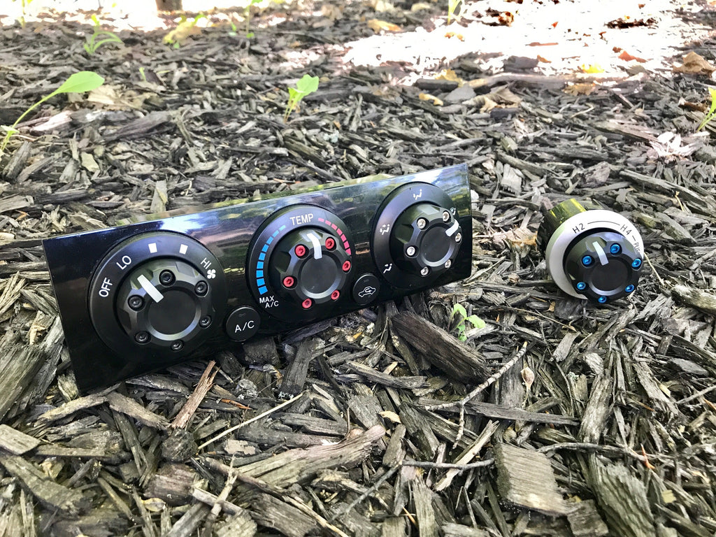 Climate Knobs (2005-2015 Tacoma) - 4 PACK - RED
