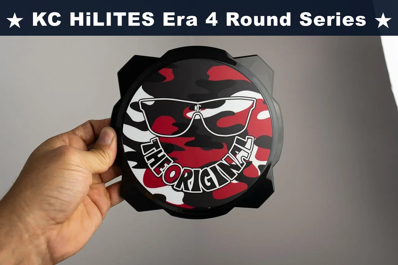 KC HiLITES Era 4 ROUND Series Light Cover Overlays - Universal