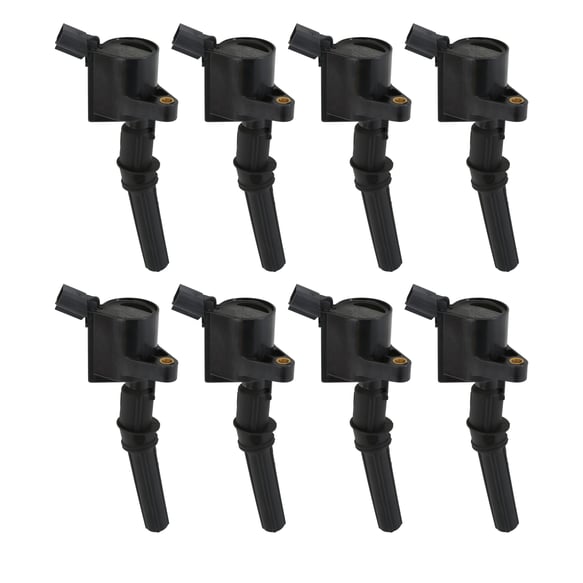 Ignition Coil - SuperCoil - 1998-2008 Ford 4.6L/5.4L/6.8L 2-valve -Black- 8-Pack