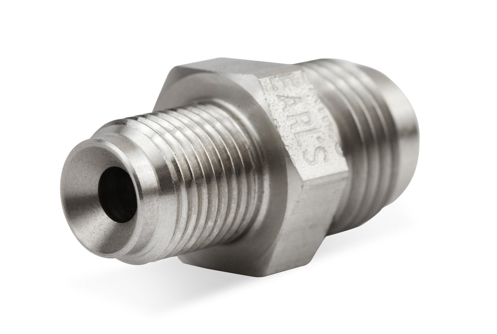 7/16"-24 Inverted Flare Male to -6 AN Male, Stainless Steel