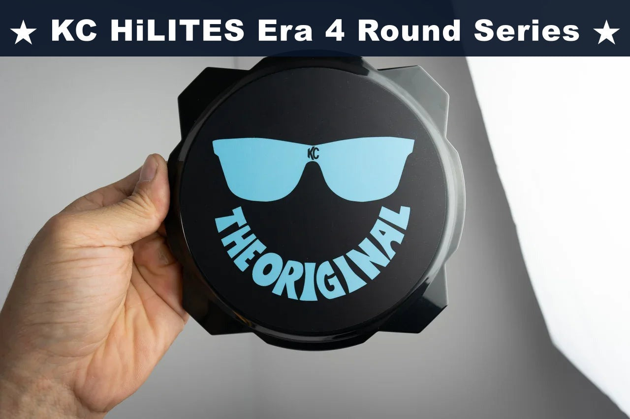 KC HiLITES Era 4 ROUND Series Light Cover Overlays - Universal