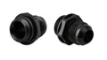 Oil Cooler Adapters -10 AN Male to -10 O-Ring Port - 2 Pieces - fits Earls UltraPro and Temp-A-Cure  Oil Coolers - Black