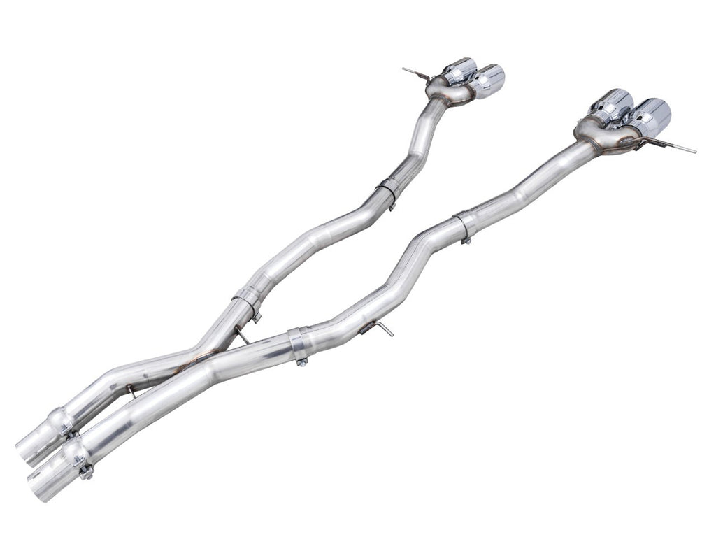 AWE Track Edition Catback Exhaust for BMW G8X M3/M4 - 4.5" Chrome Silver Tips