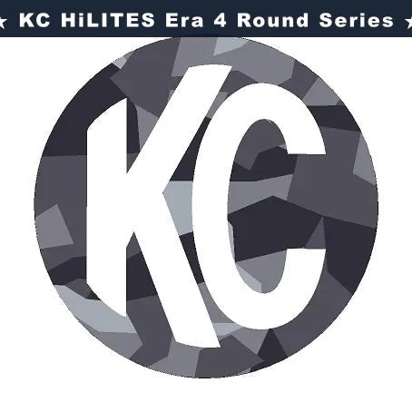 KC HiLITES Era 4 ROUND Series Light Cover Overlays - Universal