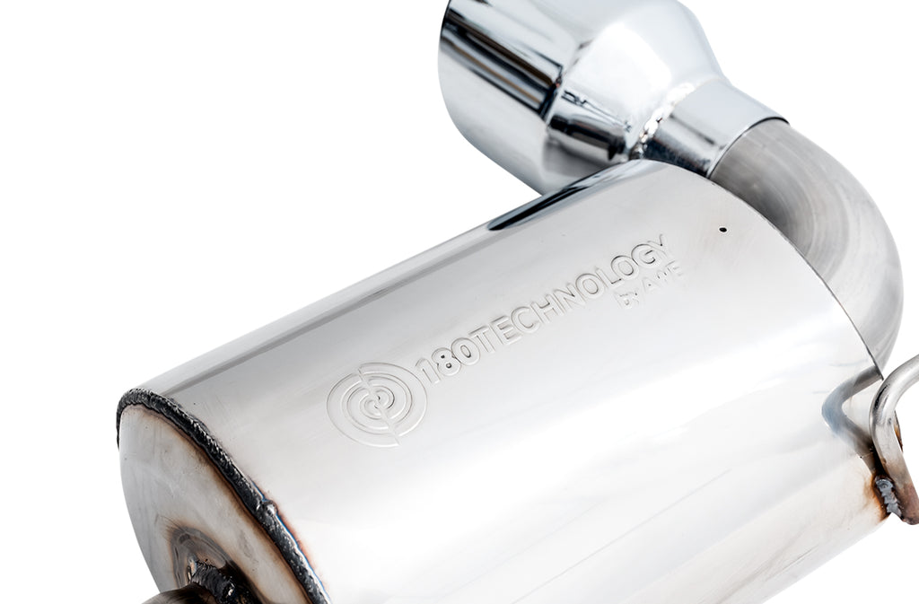 AWE Resonated Touring Edition Exhaust for A90 Supra - 5" Chrome Silver Tips