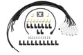 Spark Plug Wire Set - Universal - 135 Deg White Ceramic Boots - 9002C, Spark Plug Wires, Pro Fit Ceramic, Spiral Core, 8mm, Black, Set