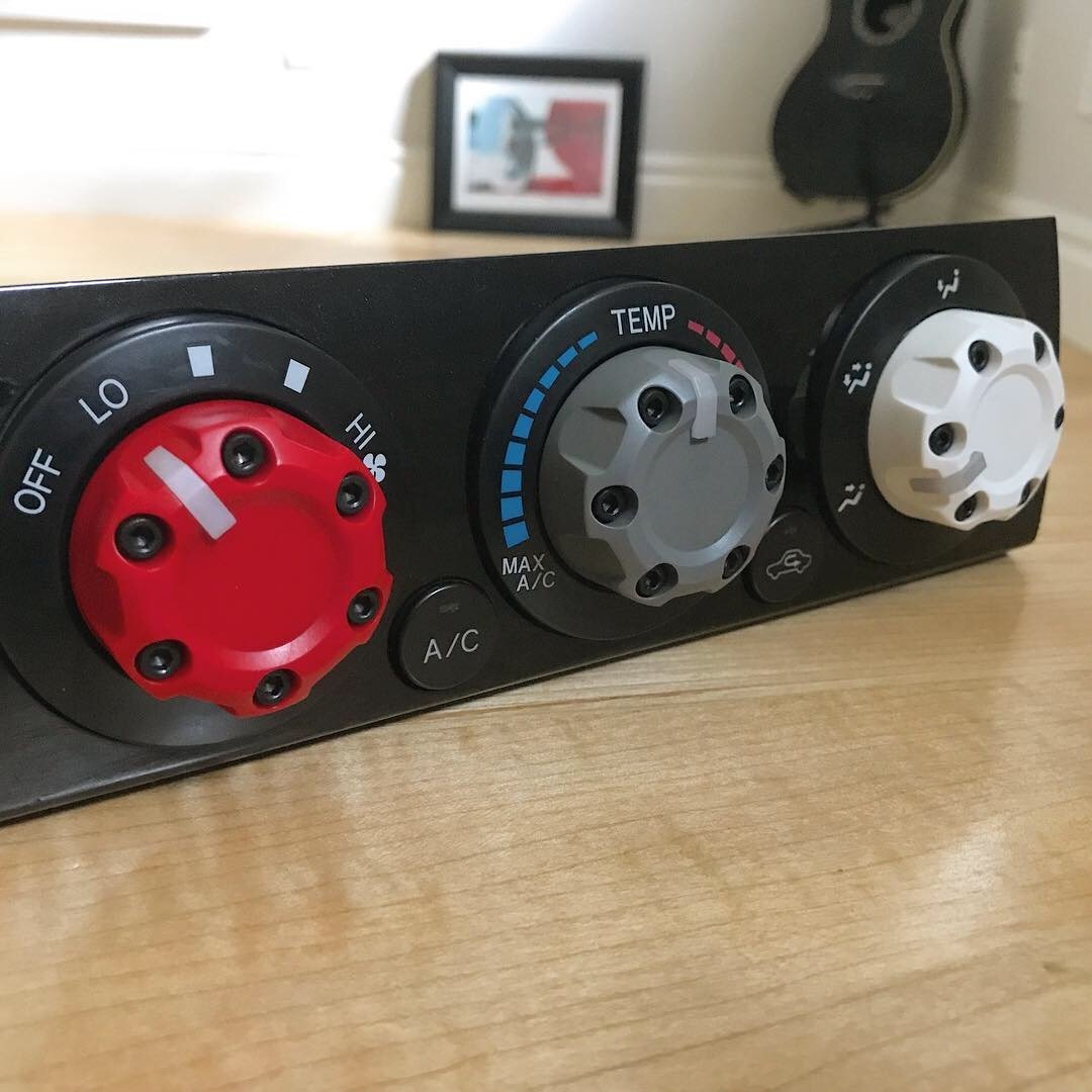 Climate Knobs (2005-2015 Tacoma) - 4 PACK - CEMENT