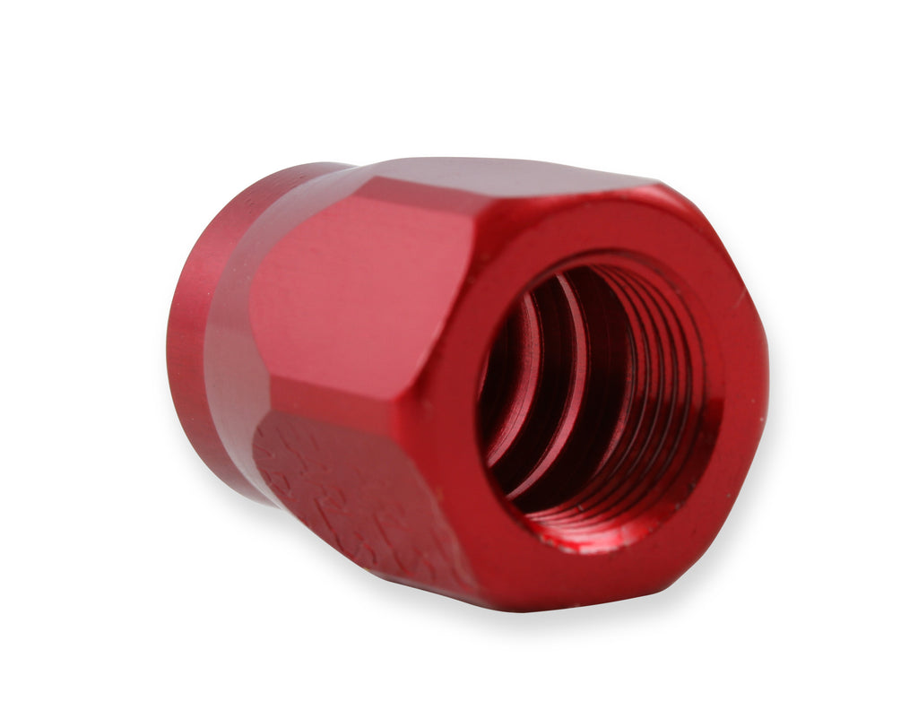 Earls Straight Auto-Fit Hose End AN -4 - Red/Blue
