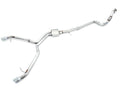 AWE Track Edition Exhaust for B9 A4 - 4" Chrome Silver Tips
