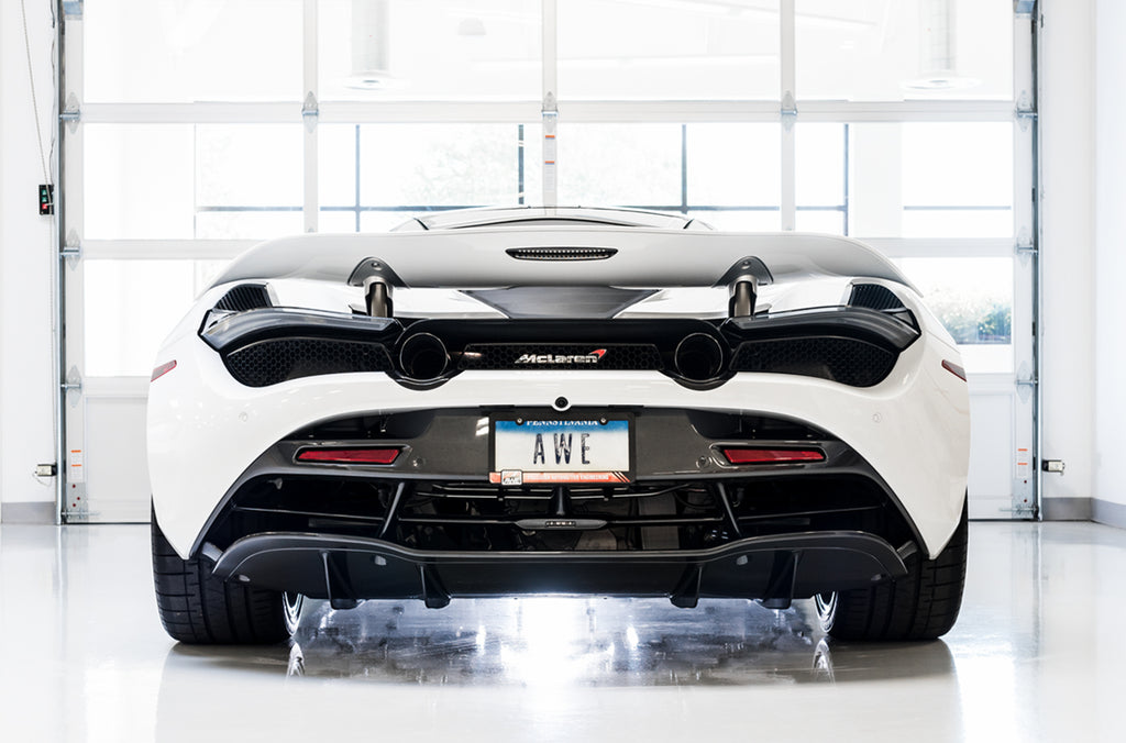 AWE Performance Exhaust for McLaren 720S - Diamond Black Tips
