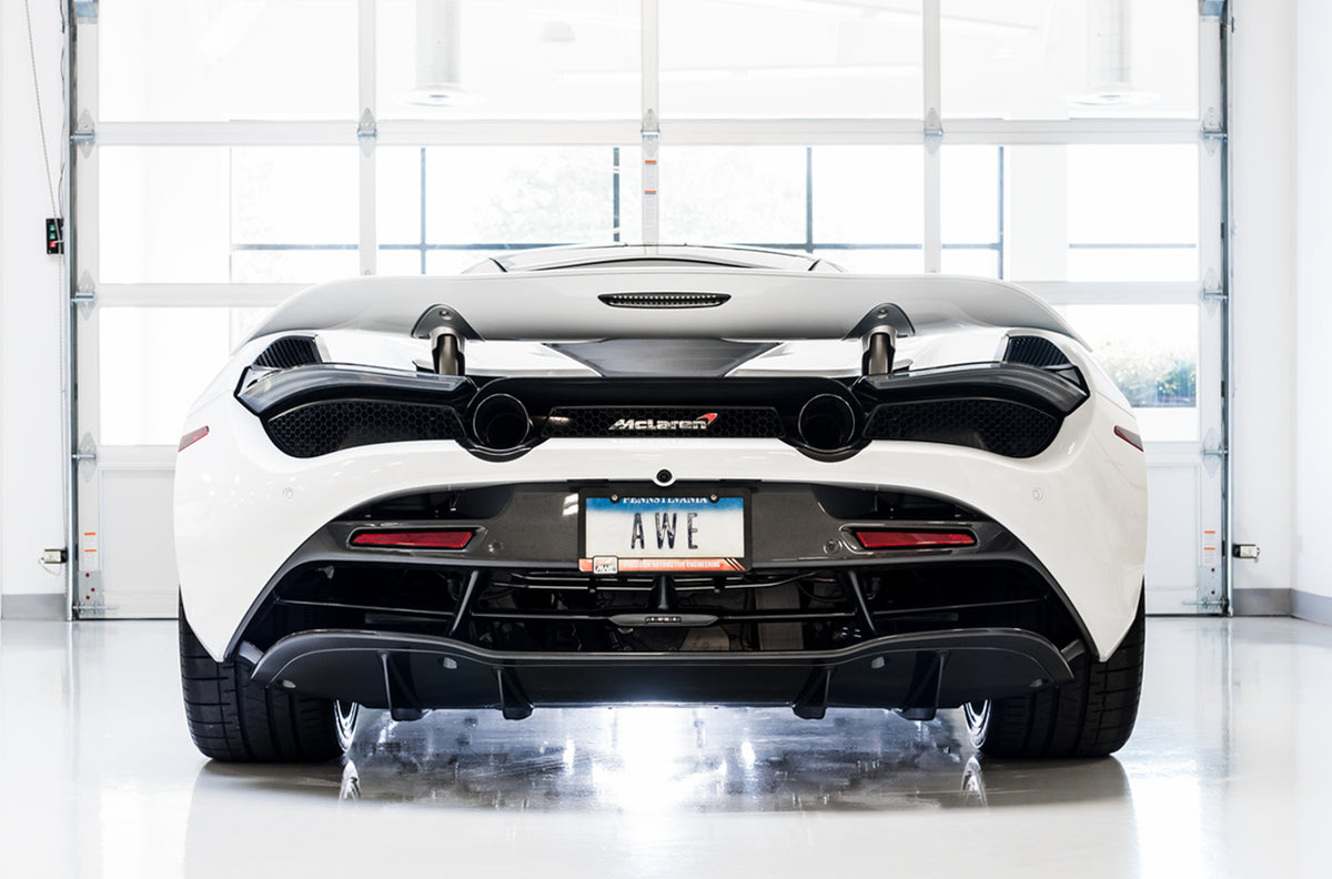 AWE Performance Exhaust for McLaren 720S - Diamond Black Tips