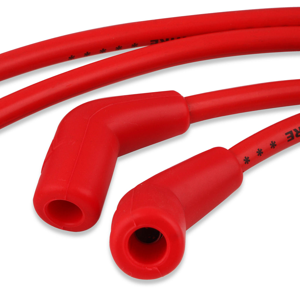 Custom Wire Set - 2018-up Harley Davidson Softail® - 8mm - Red - Motorcycle S/S Spiral Core wire set for 2018 and up HD Softail Series bikes