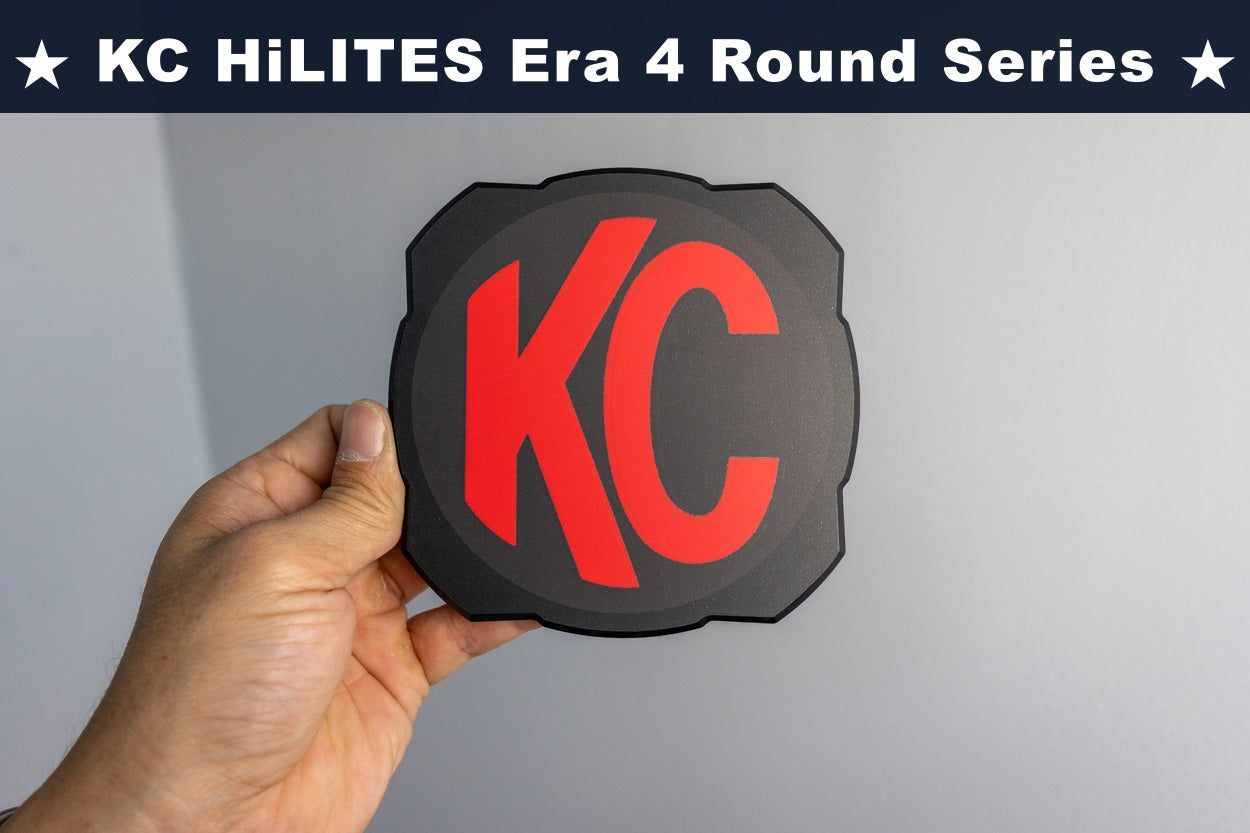 KC HiLITES Era 4 ROUND Series Light Cover Overlays - Universal