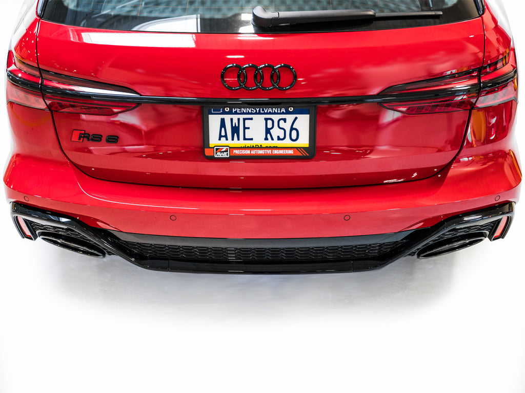 AWE SwitchPath™ Exhaust for C8 Audi RS 6/RS 7 - Diamond Black RS-style Tips