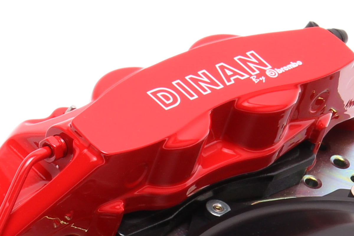 Front - Red Calipers - Drilled - E46