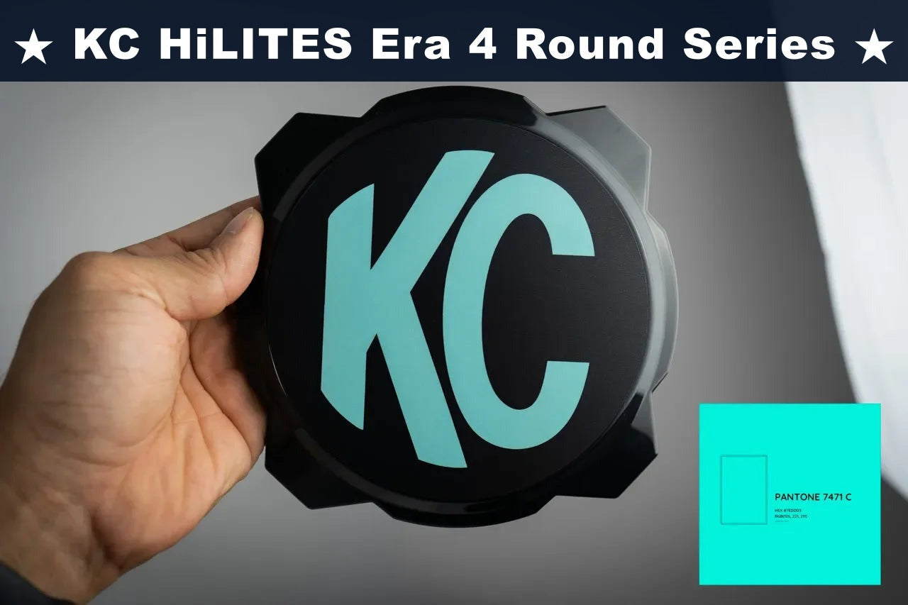 KC HiLITES Era 4 ROUND Series Light Cover Overlays - Universal