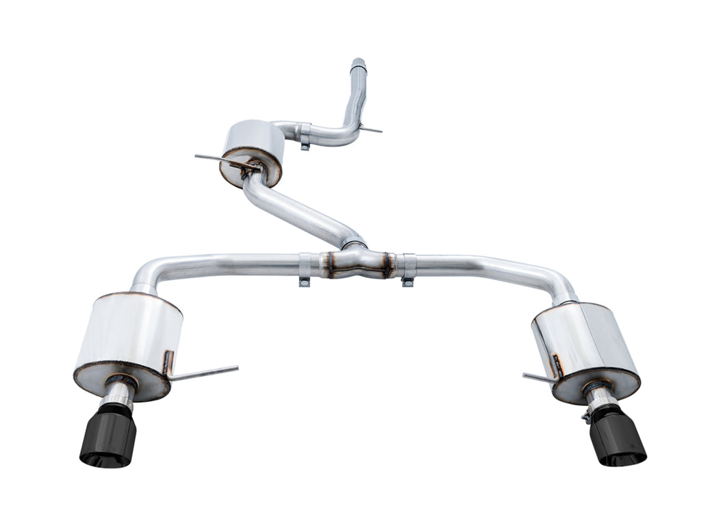 AWE Touring Edition Exhaust for MK7 Jetta GLI w/ High Flow Downpipe (not included) - Diamond Black Tips