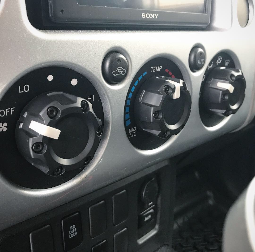 Climate Knobs (FJ Cruiser) - MAGMA