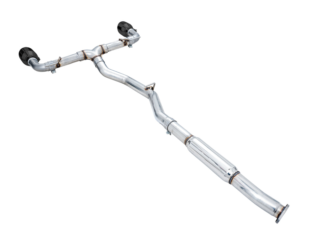 AWE Track Edition Exhaust for Subaru BRZ / Toyota GR86 / Toyota 86 / Scion FR-S - 5" Diamond Black Tips
