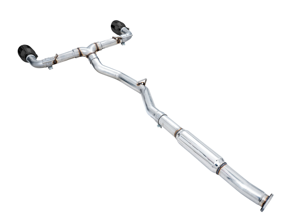 AWE Track Edition Exhaust for Subaru BRZ / Toyota GR86 / Toyota 86 / Scion FR-S - 5" Diamond Black Tips