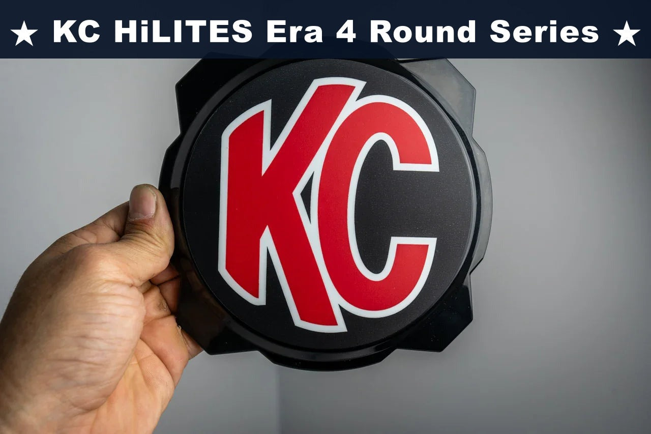 KC HiLITES Era 4 ROUND Series Light Cover Overlays - Universal