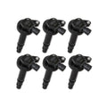 Ignition Coil - Super Coil series - 2007-2016 Ford 3.5L/3.7L V6, Black, 6-pack - Fits Ford 2007-2016 3.5 / 3.7L V6 applications.