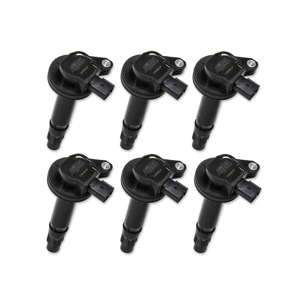 Ignition Coil - Super Coil series - 2007-2016 Ford 3.5L/3.7L V6, Black, 6-pack - Fits Ford 2007-2016 3.5 / 3.7L V6 applications.