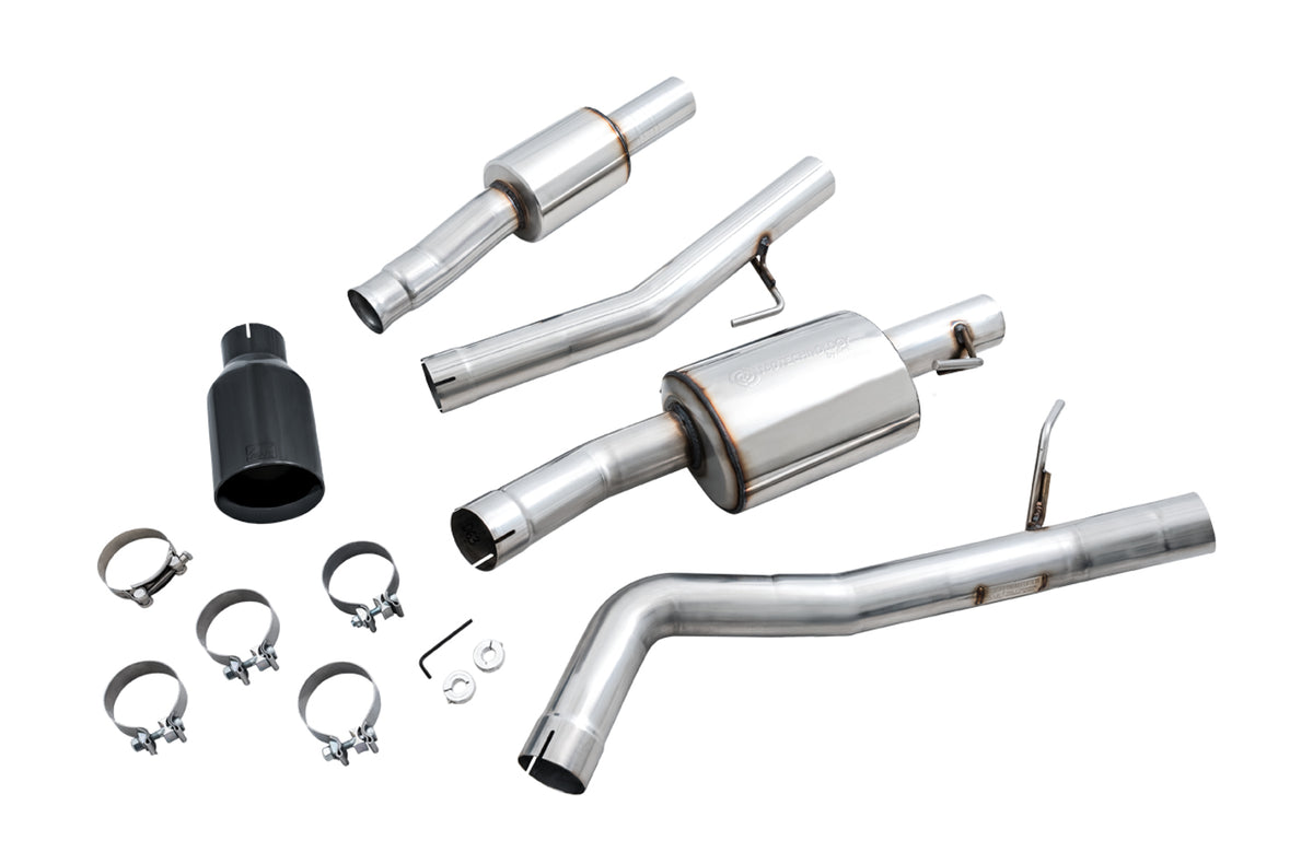 AWE Tread Edition Catback Single-Side Exhaust for Jeep JT 3.6L - Diamond Black Tip