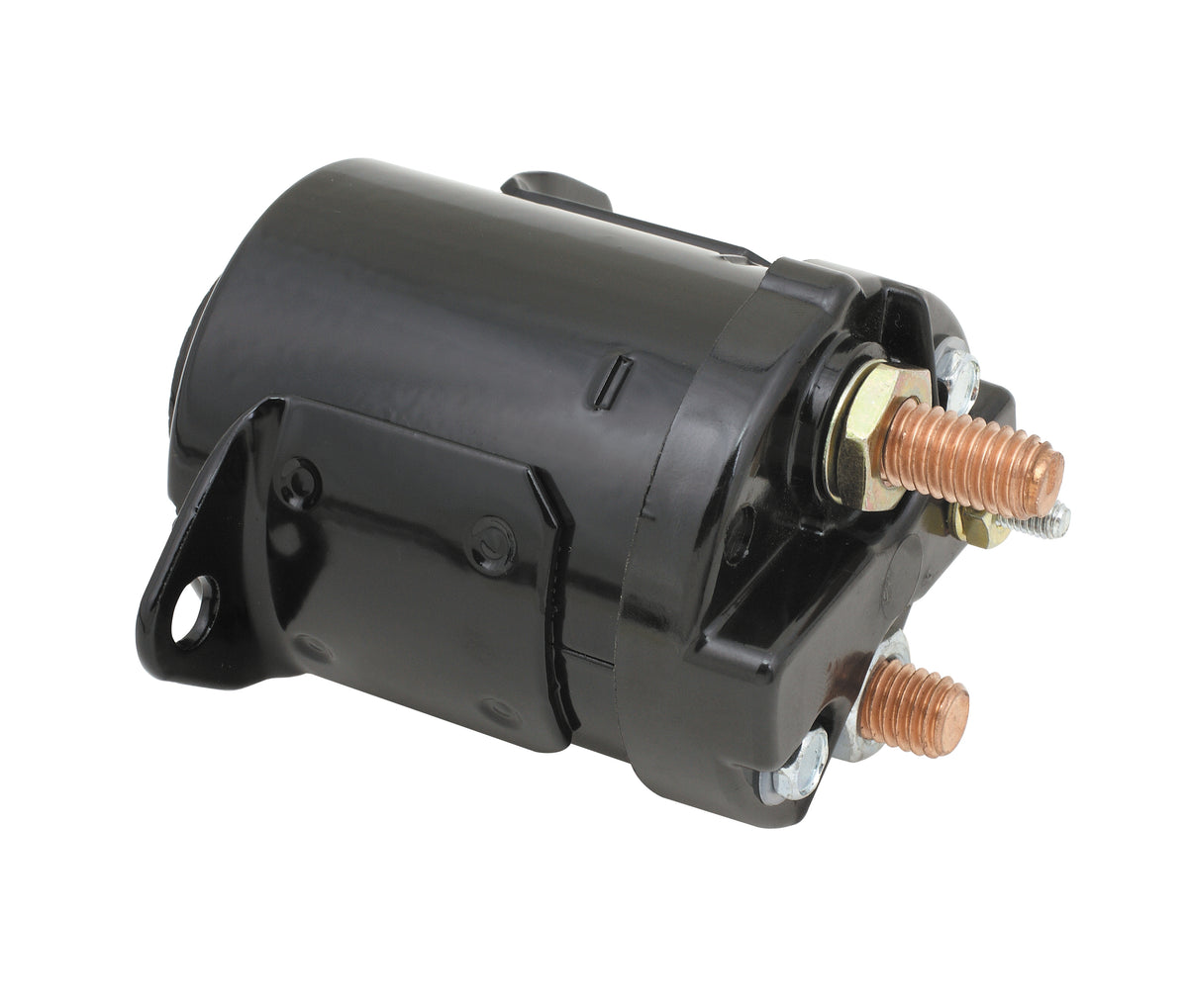 Starter Solenoid - Double Black - 's famous starter solenoids for most 4 speed and 5 speed applications, now available with a durable black finish.
