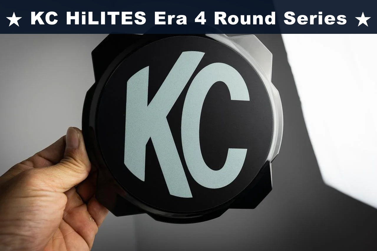 KC HiLITES Era 4 ROUND Series Light Cover Overlays - Universal