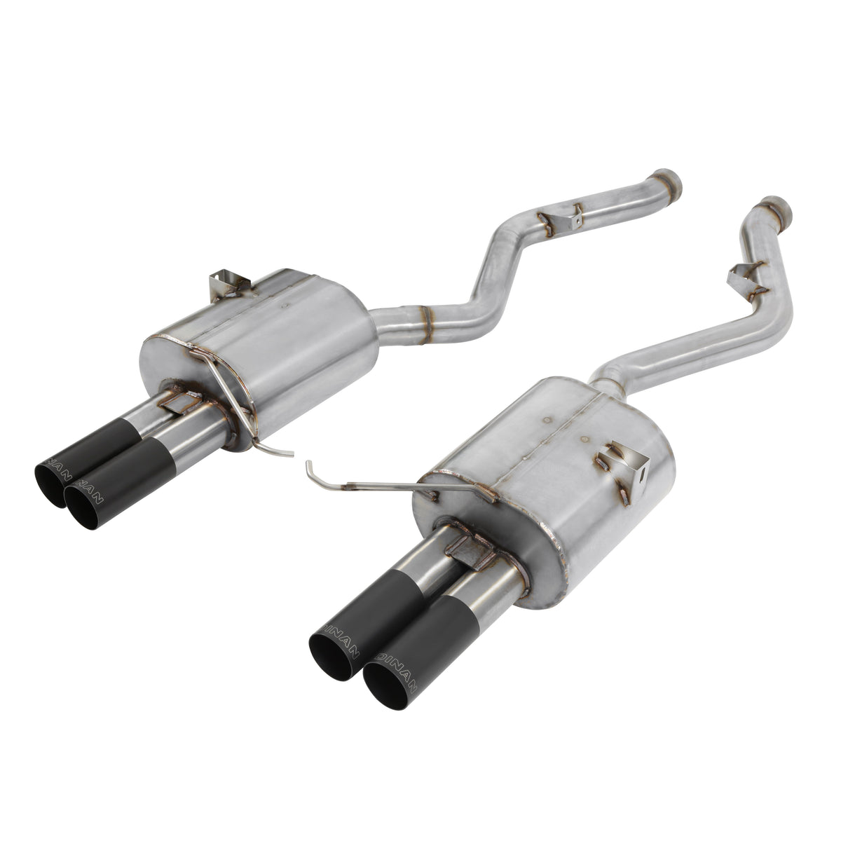 Stainless Steel - Black Tips - E92/E93 - Coupe and Convertible