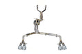 AWE Track Edition Exhaust for Audi C7 S7 4.0T - 4" Chrome Silver Tips