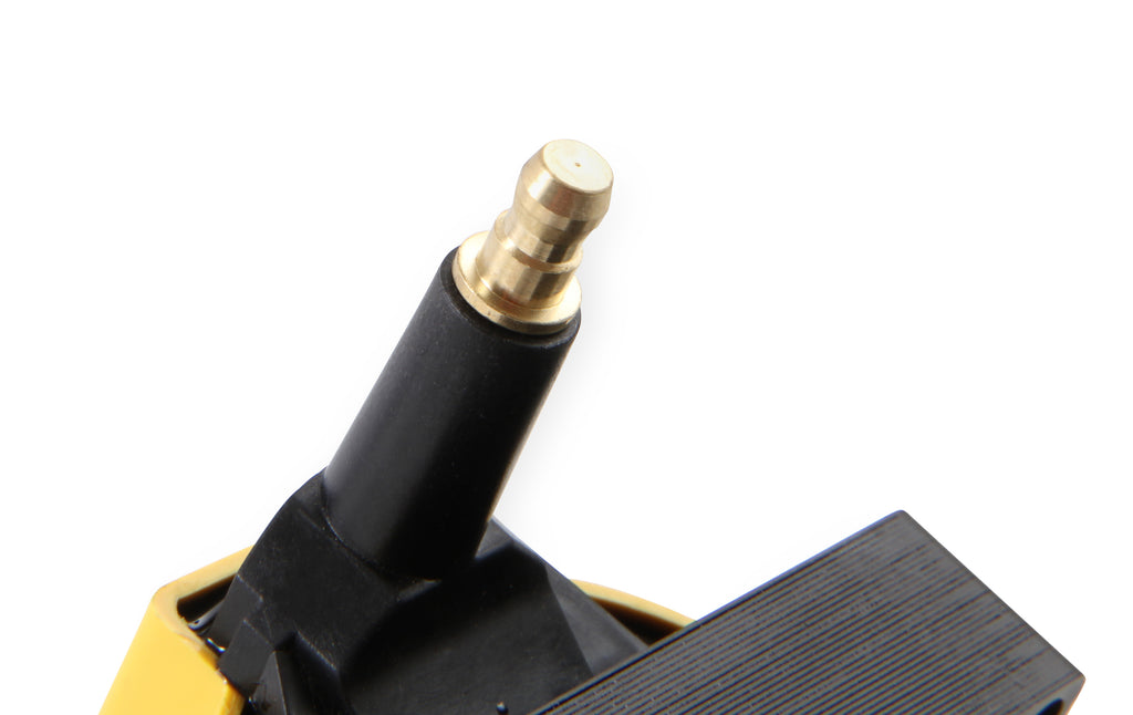 Ignition Coil - SuperCoil - 1984-1998 Ford EEC-IV - Yellow - Individual - This Ford EEC-IV 1984-98 ignition coil has a maximum voltage of 48,000 volts.